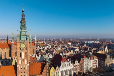 Eski Şehir Manzarası - Gdansk, Polonya