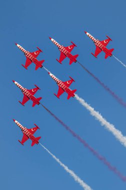 The Turkish Stars- are the aerobatic demonstration team of the Turkish Air Force