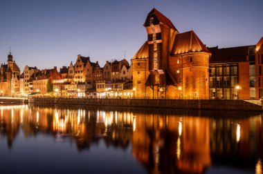 Eski Port Crane, Gdansk, Polonya