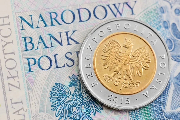 Poolse zloty Pln — Stockfoto