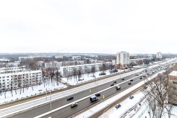 Naberezhnye Chelny Město Výšky Musa Jalil Avenue — Stock fotografie