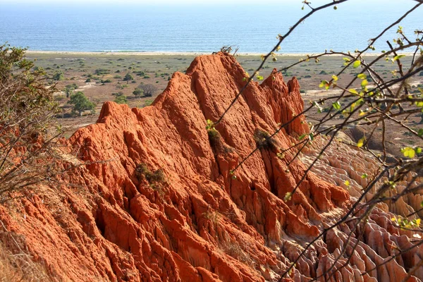 Miradoura da Lua 'nın güzel ve muhteşem manzarası, Ay' ın bakış açısı Luanda, Angola şehrinin dışında.