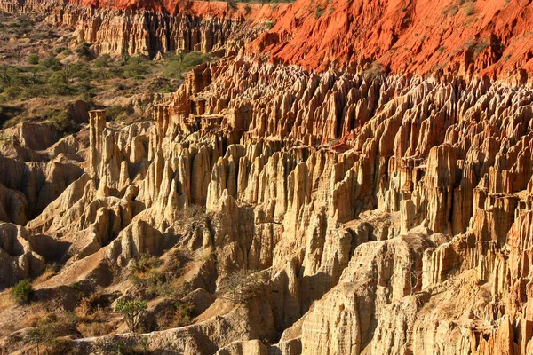 Miradoura da Lua 'nın güzel ve muhteşem manzarası, Ay' ın bakış açısı Luanda, Angola şehrinin dışında.