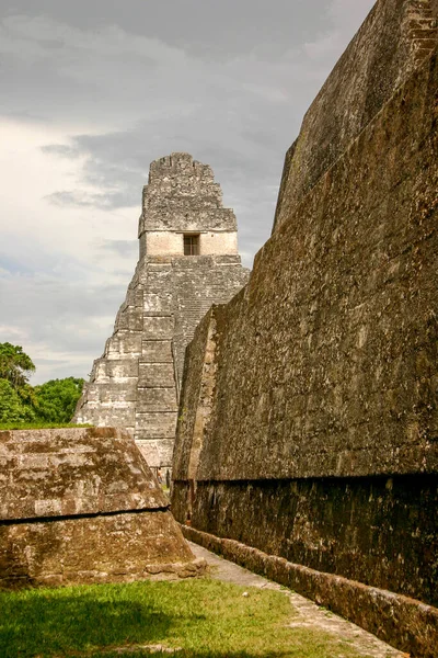 Pyramids Ancient Maya City Tikal Modern Day Guatemala — Stock Photo, Image