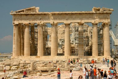 Atina, Parthenon, Akropolis ve Mars Tepesi 'ndeki kalıntılar