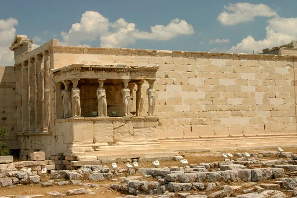 歴史的都市アテネギリシャ パルテノン神殿 アクロポリス 火星の丘の遺跡 — ストック写真