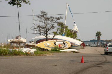 New Orleans, Louisiana, 26 Haziran 2006: Ağustos 2005 'te takılıp kalan Katrina Kasırgası