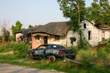 New Orleans, Louisiana, 26 Haziran 2006: Ağustos 2005 'te Dokuzuncu Koğuşta sıkışan Katrina Kasırgası sonrası 