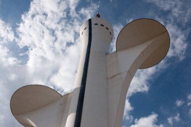 Brezilya 'nın Brasilia kentinin hemen dışında bulunan Dijital TV Kulesi (Torre de TV Digital)