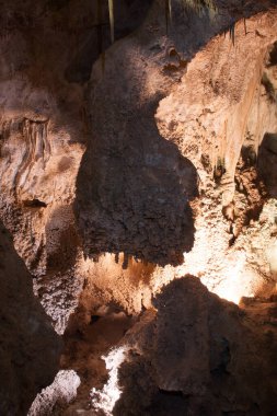 Carlsbad Mağaraları New Mexico. Mağaranın ana odası Büyük Oda olarak bilinir.