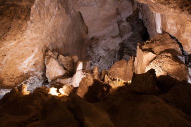 Carlsbad Mağaraları New Mexico. Mağaranın ana odası Büyük Oda olarak bilinir.
