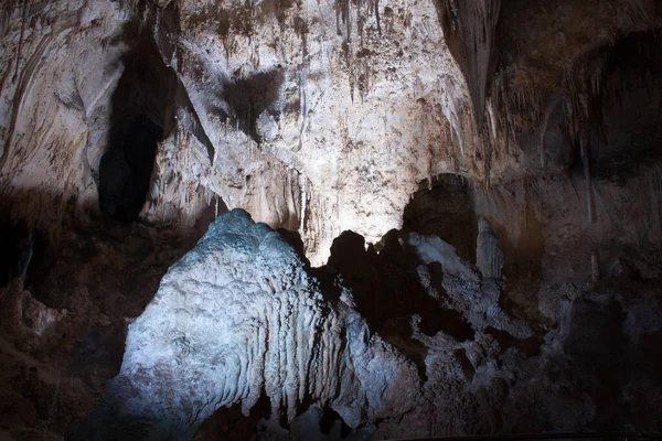 Карлсбадські Печери Нью Мексико Головна Кімната Печери Відома Велика Кімната — стокове фото