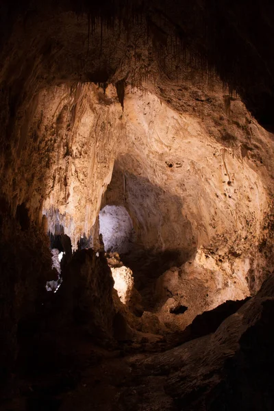 Carlsbad Caverns New Mexico Hoofdkamer Van Grot Bekend Als Grote — Stockfoto