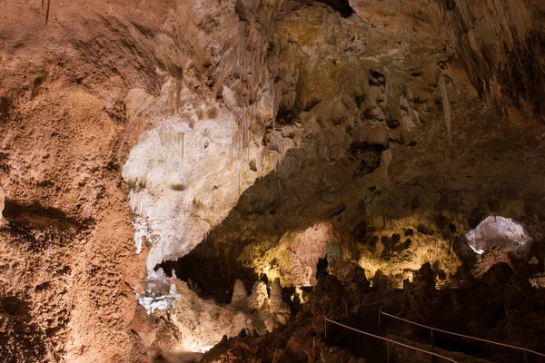 Carlsbad Caverns New Mexico Main Chamber Cavern Known Big Room — Stock Photo, Image