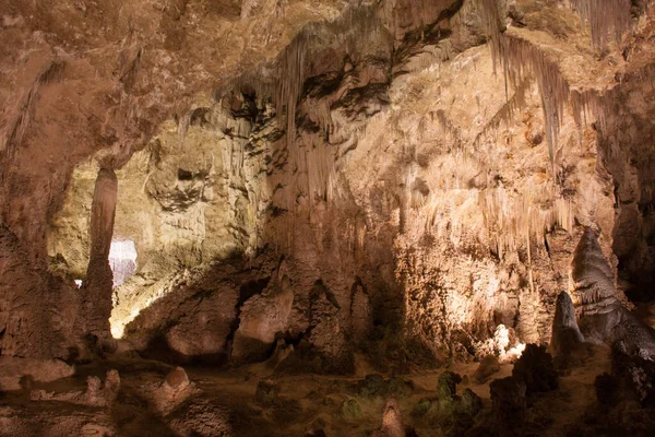 Carlsbad Caverns New Mexico Hoofdkamer Van Grot Bekend Als Grote — Stockfoto