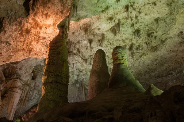 Cavernas Carlsbad Novo México Câmara Principal Caverna Conhecida Como Grande — Fotografia de Stock