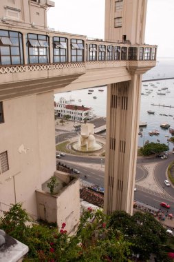 Salvador Bahia Brezilya, 3 Aralık 2011: Körfeze bakan Salvador şehrindeki Asansör Lacerda