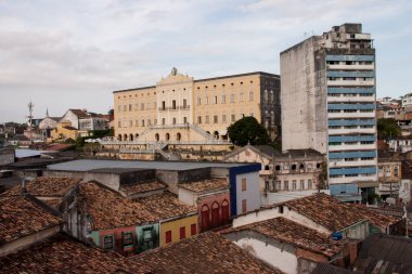 Salvador Bahia Brezilya, 3 Aralık 2011: Salvador şehrinde bulunan yıkık dökük evler ve binalar 