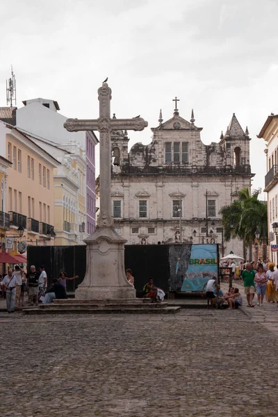 Salvador Bahia Brezilya Aralık 2011 Pelorinho Salvador Daki Eski San — Stok fotoğraf