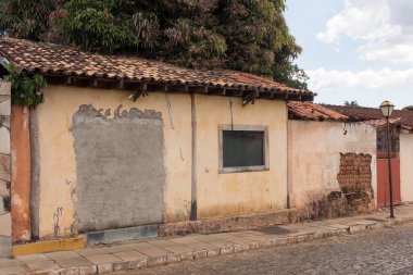 Pirenopolis, Goias, Brezilya 25 Haziran 2021: Pirenopolis ve Brezilya 'da Yoksul Koşulları