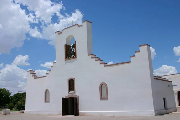 The Socorro Mission in Socorro, Texas, part of the Historic Mission Trail in Texas