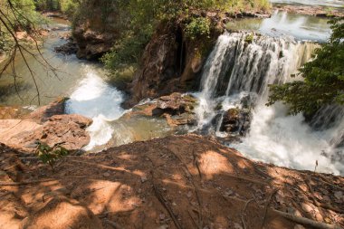 Cachoeira Prata, Chapada do Mesas, Brezilya 'nın Maranhao eyaletinde, Carolina şehri yakınlarında.