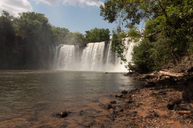  Cachoeira de Sao Romao, Chapada do Mesas, Maranhao eyaletinin Carolina şehrinin yakınlarında..