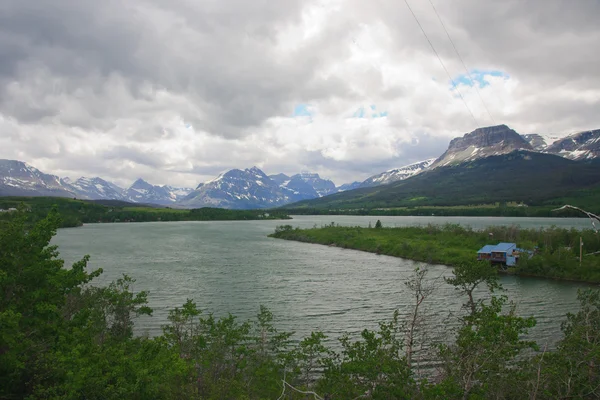 Lago de Montaña en Montana — Foto de Stock