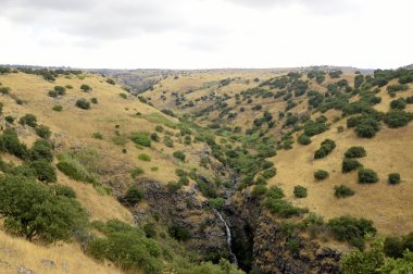 Golan Tepeleri manzara.