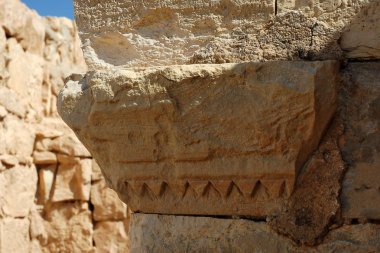 Eski kalıntıları Nabataean şehir Memphis, İsrail