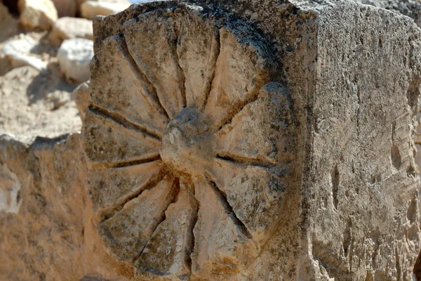 Alte ruinen der nabatäischen stadt memphis, israel — Stockfoto