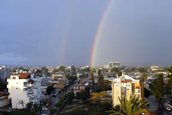 Doble arco iris después de la lluvia . —  Fotos de Stock