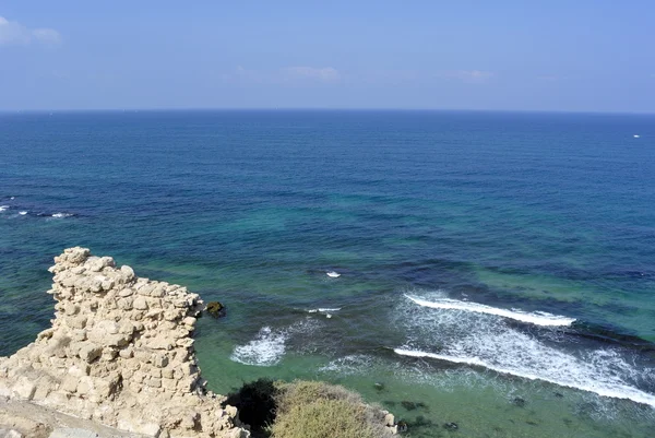 Playa de Apollonia cerca de Tel Aviv . — Foto de Stock