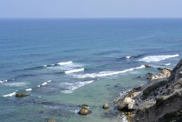 Apollonia praia perto de Tel Aviv . — Fotografia de Stock