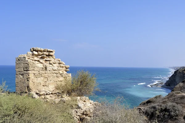 Fortaleza Apollonia perto de Tel Aviv . — Fotografia de Stock