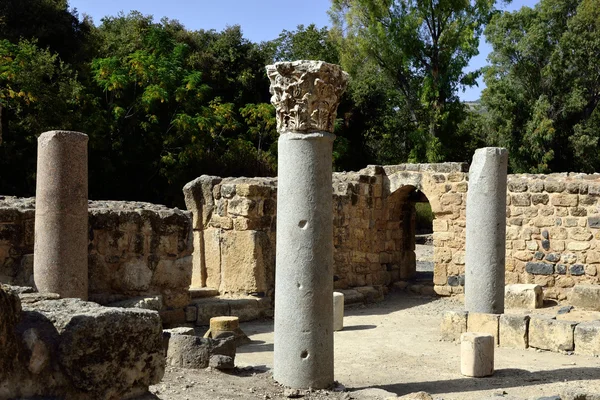 Agripa palácio ruínas, Israel Imagem De Stock