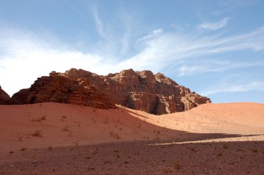Wadi rum çöl, jordan.