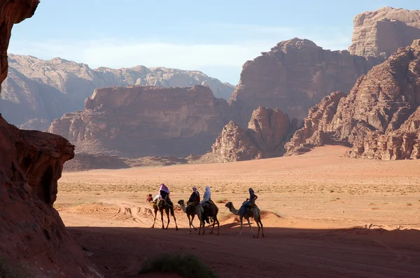 Wadi rum çöl, jordan. — Stok fotoğraf