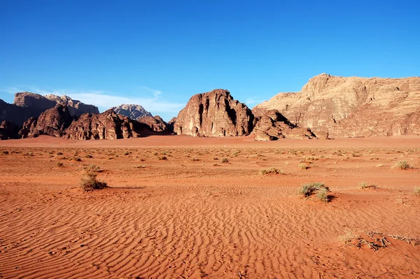 Wadi Rum, Jordan akşamları.