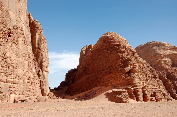 Wadi Rum Wüste, Jordanien. — Stockfoto