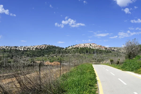 Jerusalem suburb rural landscape. — Stock Photo, Image