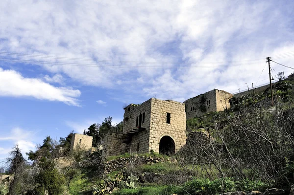 Antiguas ruinas del pueblo de Lifta . — Foto de Stock