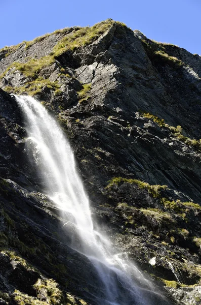 Routeburn waterfall, New Zealand — Stock Photo, Image