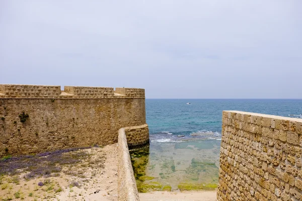 Velhas muralhas de Acre, Israel — Fotografia de Stock