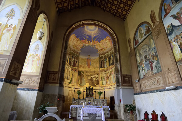 Visitation Church interior, Jerusalem