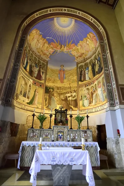 Ziyaret kilise iç, Jerusalem — Stok fotoğraf