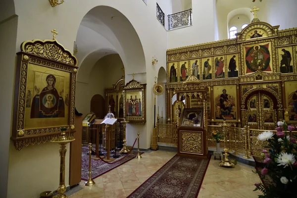 Russian Orthodox Church interior, Jerusalem — Stock Photo, Image