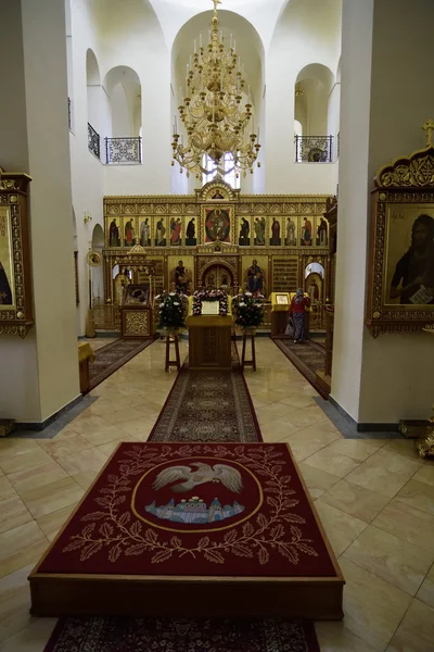 Iglesia ortodoxa rusa interior, Jerusalén —  Fotos de Stock