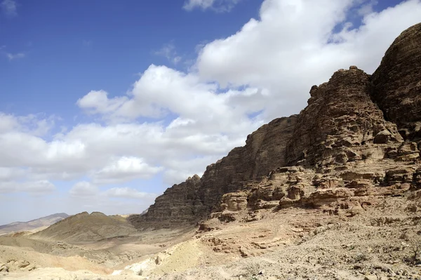 Desert mountain range, Jordan — Stock Photo, Image