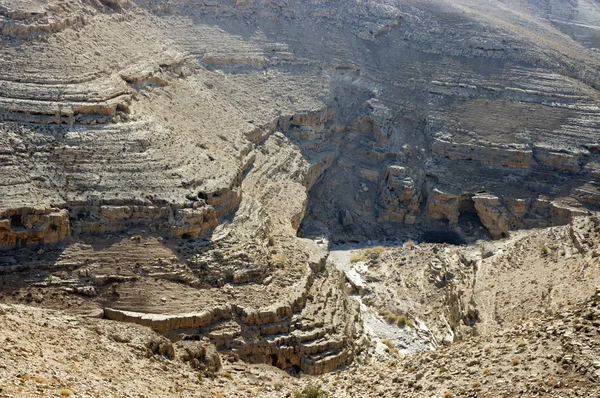 Wadi Og landscape in Judea desert. — Stock Photo, Image